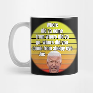 Sleepy Eye Joe Mug